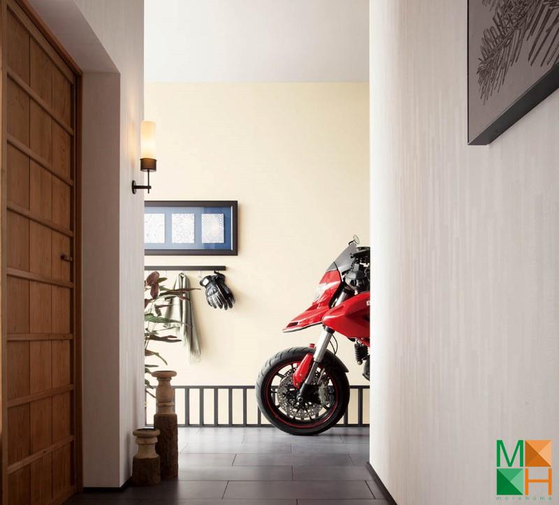 Giấy dán tường Nhật Bản phong cách hiện đại được dán tại Xuy Xá, Mỹ Đức, Hà Nội P192_01_6432_6433_6564