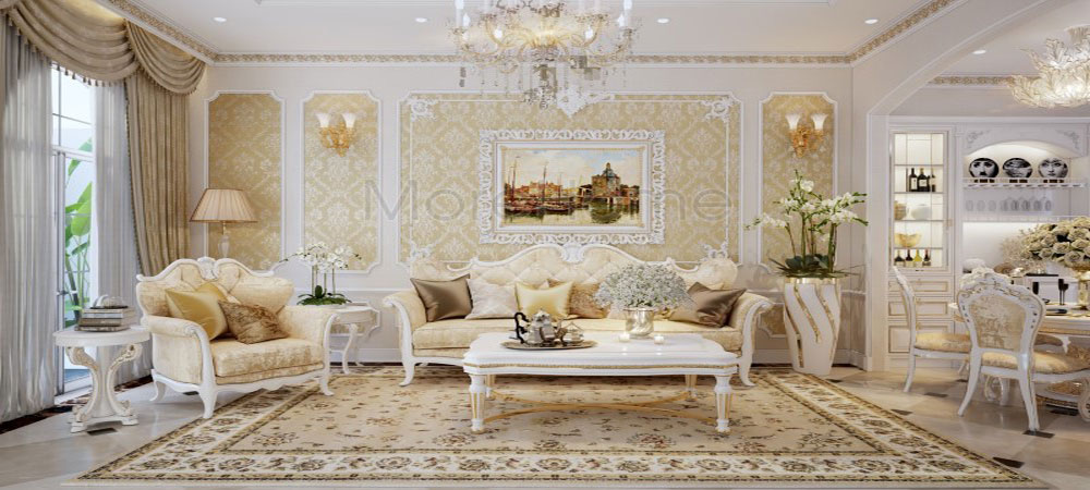 Mẫu sofa tân cổ điển MS027