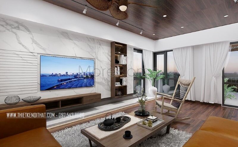 Trang trí nội thất phòng khách đẹp cho biệt thự, nhà phố với đá ốp tường vân mấy trang trí đẹp mắt, sang trọng. Tổng hợp các mẫu thiết kế phòng khách ấn tượng
