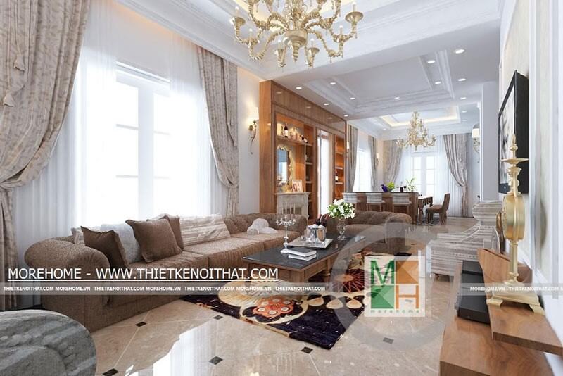 Các ý tưởng thiết kế phòng khách sang trọng và cao cấp