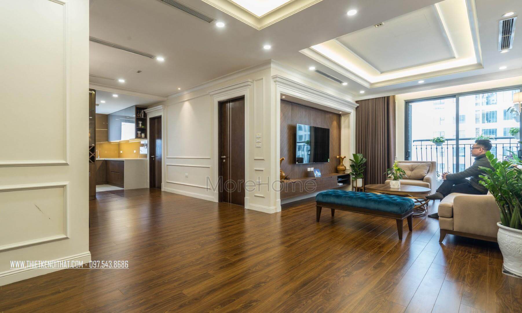 Nâng cấp không gian phòng khách với sàn nhựa giả gỗ cao cấp chung cư An Bình city Chia sẻ các mẫu thiết kế phòng khách sang trọng và cao cấp