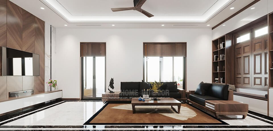 Thiết kế nội thất gỗ phòng khách cho nhà phố hiện đại sang trọng Xem ngay các mẫu bố trí phòng khách đẹp đẳng cấp