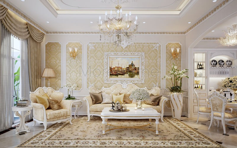 mẫu thiết kế nội thất phòng khách tân cổ điện, cao cấp mang lại không gian căn nhà thật sang trọng tổng hợp các mẫu thiết kế phòng khách ấn tượng và độc đáo