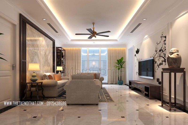 Thiết kế và thi công nội thất phòng khách Thiết kế và thi công nội thất phòng khách