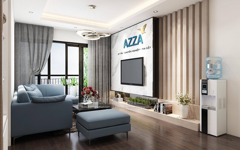 Thiết kế phòng khách đẹp tại chung cư Imperia Sky Garden Minh Khai Hai Bà Trưng Hà Nội Thiết kế phòng khách đẹp