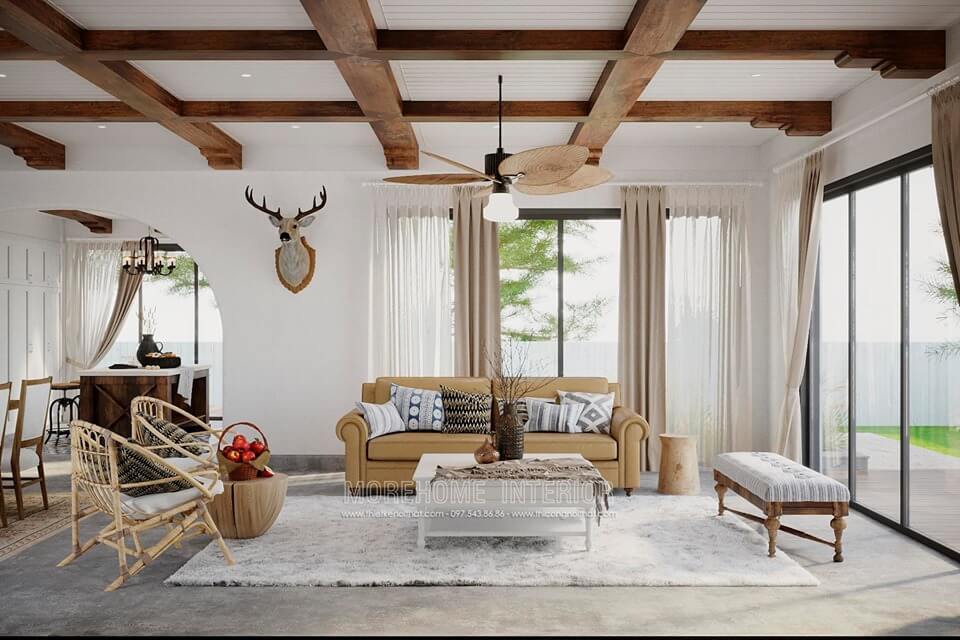 Sofa phòng khách biệt thự đẹp sang trọng - Điểm nhấn không gian cuốn hút Thiết kế phòng khách