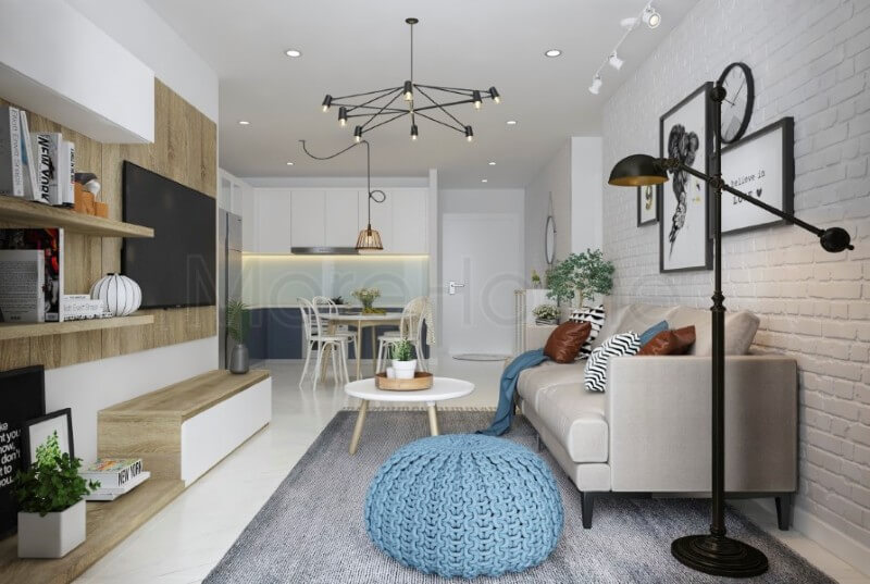 Mẫu thiết kế nội thất chung cư Vinhomes cao cấp phong cách Scandinavia đẹp