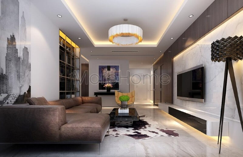 Thiết kế nội thất phòng khách chung cư sang trọng Thiết kế phòng khách chung cư đơn giản, nhẹ nhàng