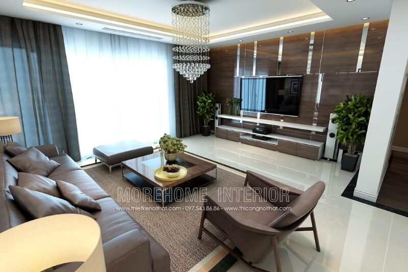 Mẫu bàn trà với phong cách thiết kế hiện đại tạo sự năng động cho không gian phòng khách Bàn trà phòng khách đẹp, độc đáo