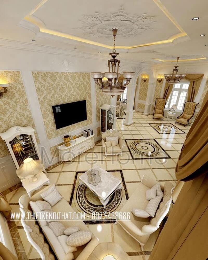 Ấn tượng với các mẫu thiết kế sofa phòng khách sang trọng