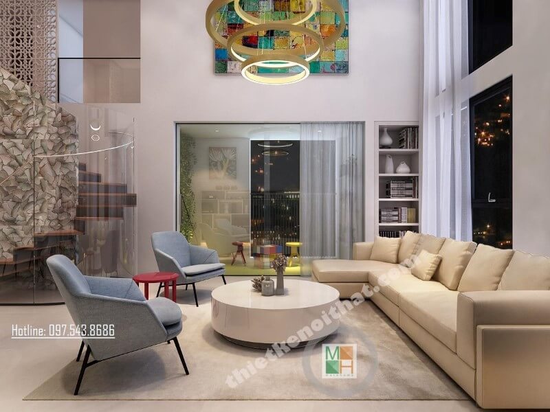 Mẫu sofa góc được làm với khung gỗ tự nhiên chắc chắn mang lại sự vững chãi, chắc chắn cho người ngồi Những mẫu thiết kế sofa phòng khách hiện đại nhất