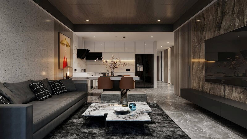 Tạo điểm nhấn cho phòng khách chung cư ấn tượng với bộ sofa văng Tập hợp các mẫu thiết kế sofa phòng khách độc đáo nhất
