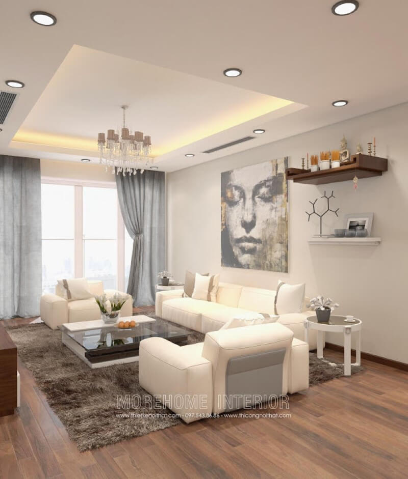 Mẫu bàn trà phòng khách đẹp, sang trọng