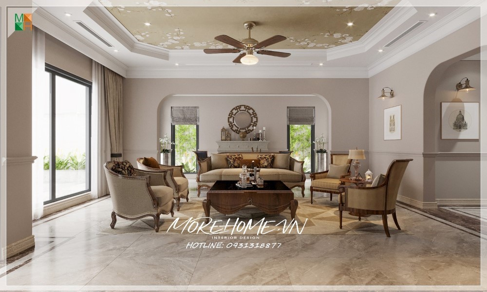 Sofa gỗ phòng khách