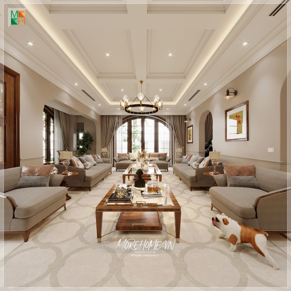 Sofa gỗ phòng khách