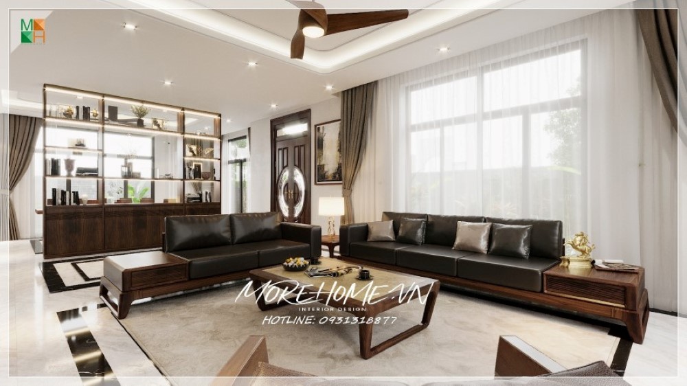 Sofa gỗ hiện đại