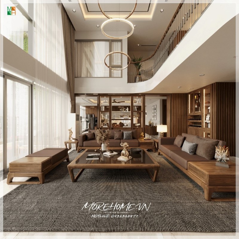 Sofa gỗ hiện đại