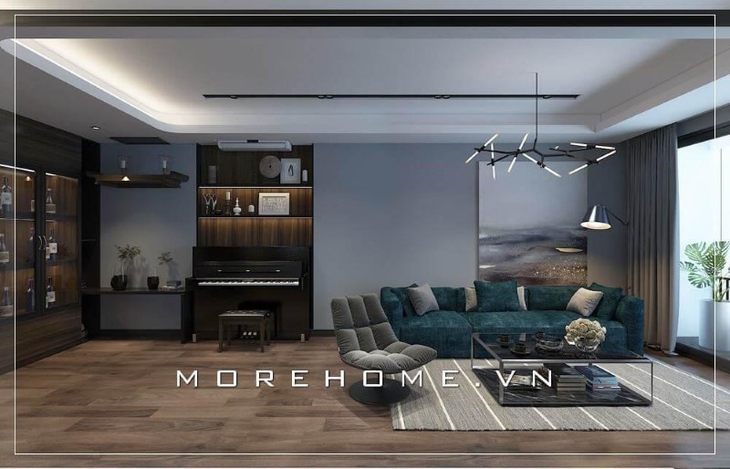 Sofa chân sắt